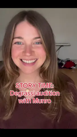 STORY TIME: Degrassi audition with Munro🕺🏼🤠 #degrassi #audition 