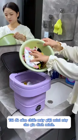 Máy giặt mini thông minh chuyên giặt đồ lót, tất hoặc quần áo của trẻ. #maygiatmini #duyne0710 #giadungtienich #giadungthongminh #xuhuong 