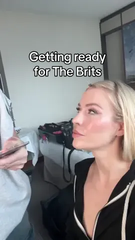 Getting ready for @BRITs yesterday