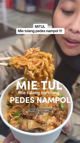 Yuuuh udah ada yg cobain mitul belom nih gaes ? Akhirnya nemuin juga Mie tulang bandung di purwokerto seporsi 13k lengkap tulang yg barbar dan telor !! Aku beli di warung rasa indah taman mas kemambang . #mitul #miepedas #kulinerpurwokerto #purwokerto #fypシ #xyzbca 