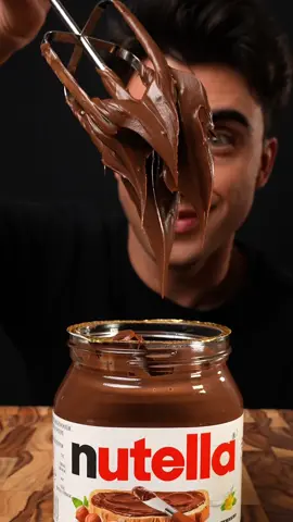 NUTELLA Chocolate Dipping #nutella #chocolate #satisfying #food #chocolatelover #foryou #fyp #mcbangasmr 