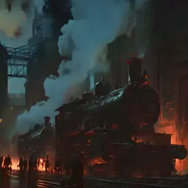 Age Of Industry #industrialrevolution #steamtrain #capcut #ai #midjourneyart