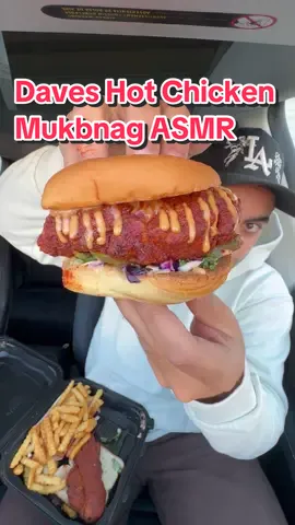 Nothing like extra hot Daves Hot Chicken on a Sunday #mukbang #asmr 
