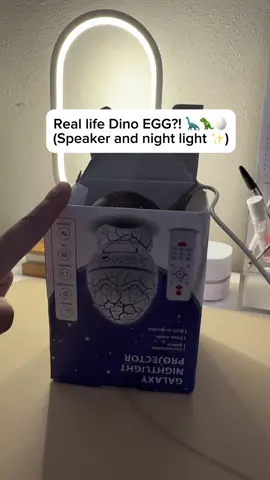 My boys love this light! 😍🦕🦖✨#nightlight #dinoeggprojector #dinosaur #dinoeggs #galaxy #galaxyprojector 