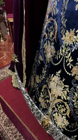 María Santísima de los Dolores Patrona de Bobadilla Estación (Antequera) ataviada para su triduo cuaresmal y presentación del Cartel y Pregón de su Semana Santa.