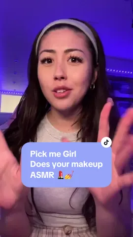 ASMR pick me girl does your makeup 🫠💄 #asmr #Asmr #pickmegirl #asmrrp #asmrroleplay #funnyasmr #fastasmr #pickmegirs🙄 #asmrtingles 