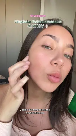 Estoy realmente enamorada de este limpiador facial de vichy 🧴🫧✨  #skincare #vichy #normaderm #limpiadorfacial 