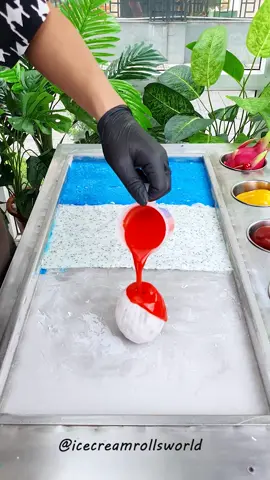 Dragon fruit #icecream #foryou #asmr #satisfying 