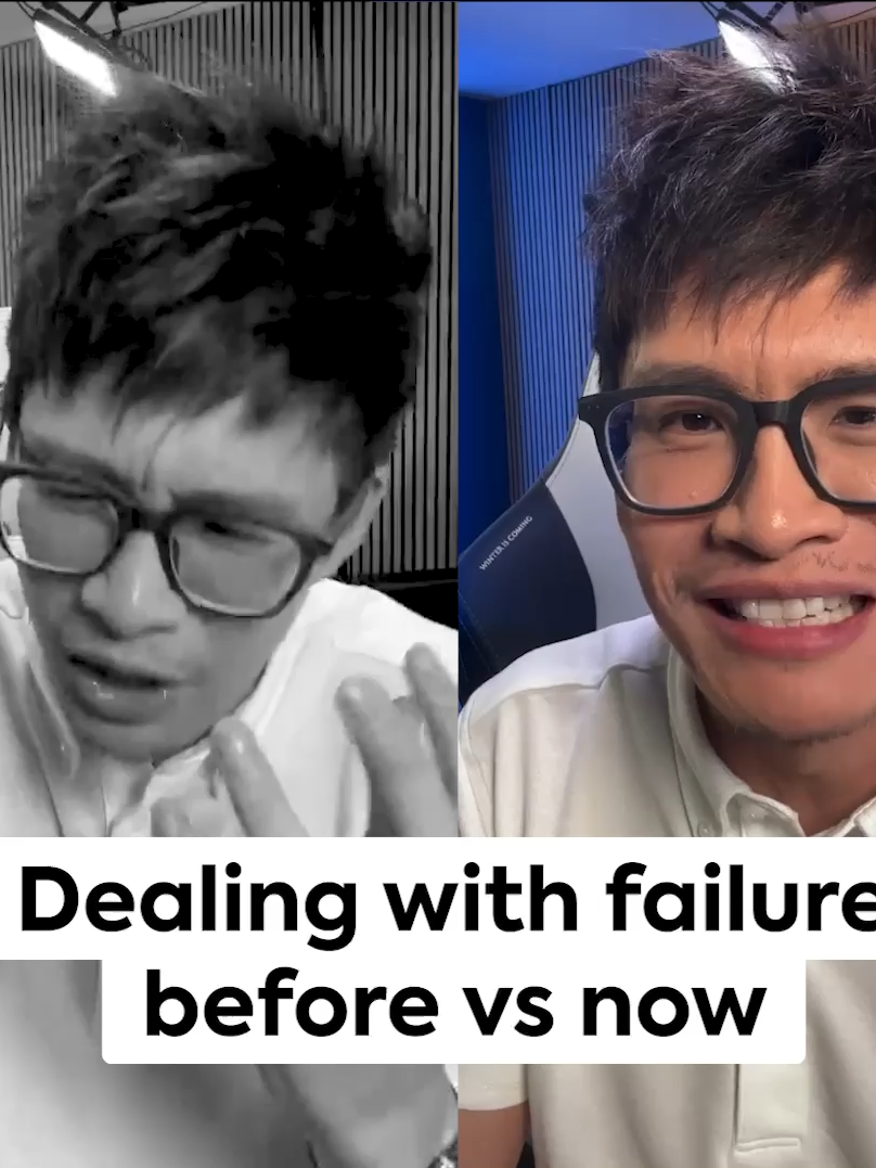 I used to haaaate failing. I've now learnt through failing so many times in my life and career, that it's actually a critical part of the journey towards success. Failure is the price of entry. If you really understand that... then that will help you see failure differently. Instead of seeing it as a failure, look at it as a lesson that will lead you closer towards the right path.