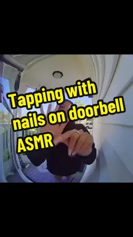 ASMR Tapping with nails on doorbell camera 😂🎥💅🏼 Artist → @ᔕᗩᔕᔕ #asmr #asmrsounds #asmrvideo #asmrtiktok #acmp #trigger #declencheur #sleep #dormir #zen #relax #relaxing #relaxation #sounds #pourtoi #foryou #viral #tapping #tappingasmr #tappingsounds #nails #doorbell #doorbellcam #funny #fail #lol 