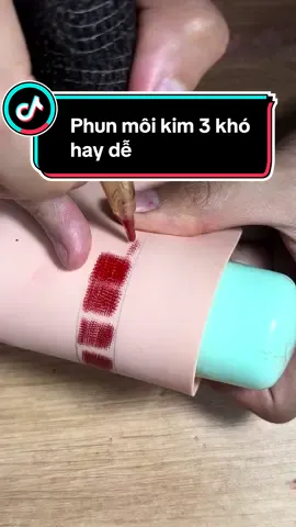 Chia sẻ cách phun môi bằng k.im 3 tròn #phunmoimaypen #phunmoikim3 #phunmoidep #hocphunmoi #phunxam #hocphunxamonline #pmu #penlips #duongmoisauphunxam 