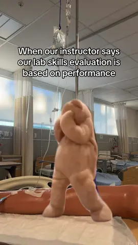 We put our all into those evaluation videos #nursingstudent #bloodsweatandtears 