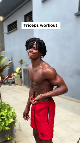 Triceps Workout At Home #workout #triceps #tricepsworkout #trendingsong 