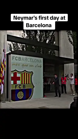 Neymar first day at Barcelona #neymar #barcelona #fyp 