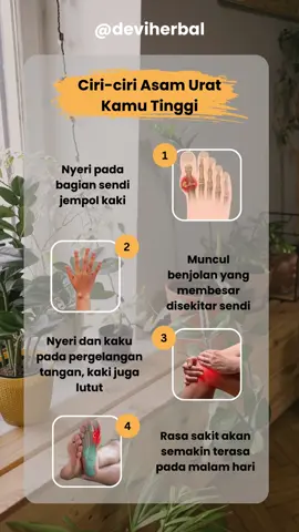 Kenali Ciri-Ciri Asam Urat Yuuk☺️ #asamurat #sendi #kaki #sakitlutut #sakitkaki #tangan #waspada 