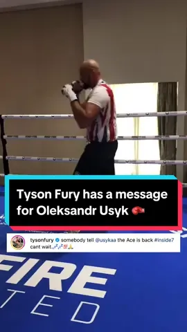 The Gypsy King sends a message to Oleksandr Usyk 🥊 📹: Tyson Fury #FuryUsyk #boxing #tysonfury #fury #usyk #oleksandrusyk #tyson #fight #foryou #foryoupage #fyp 