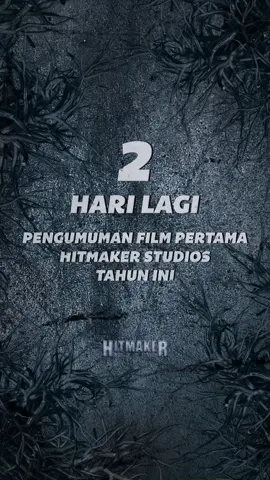 Akan ada film terbaru yang diproduksi oleh Hitmaker Studios di tahun ini. Ada yang bisa tebak apa genre filmnya? Nantikan pengumuman judul film terbarunya 2 hari lagi! #HitmakerStudios 