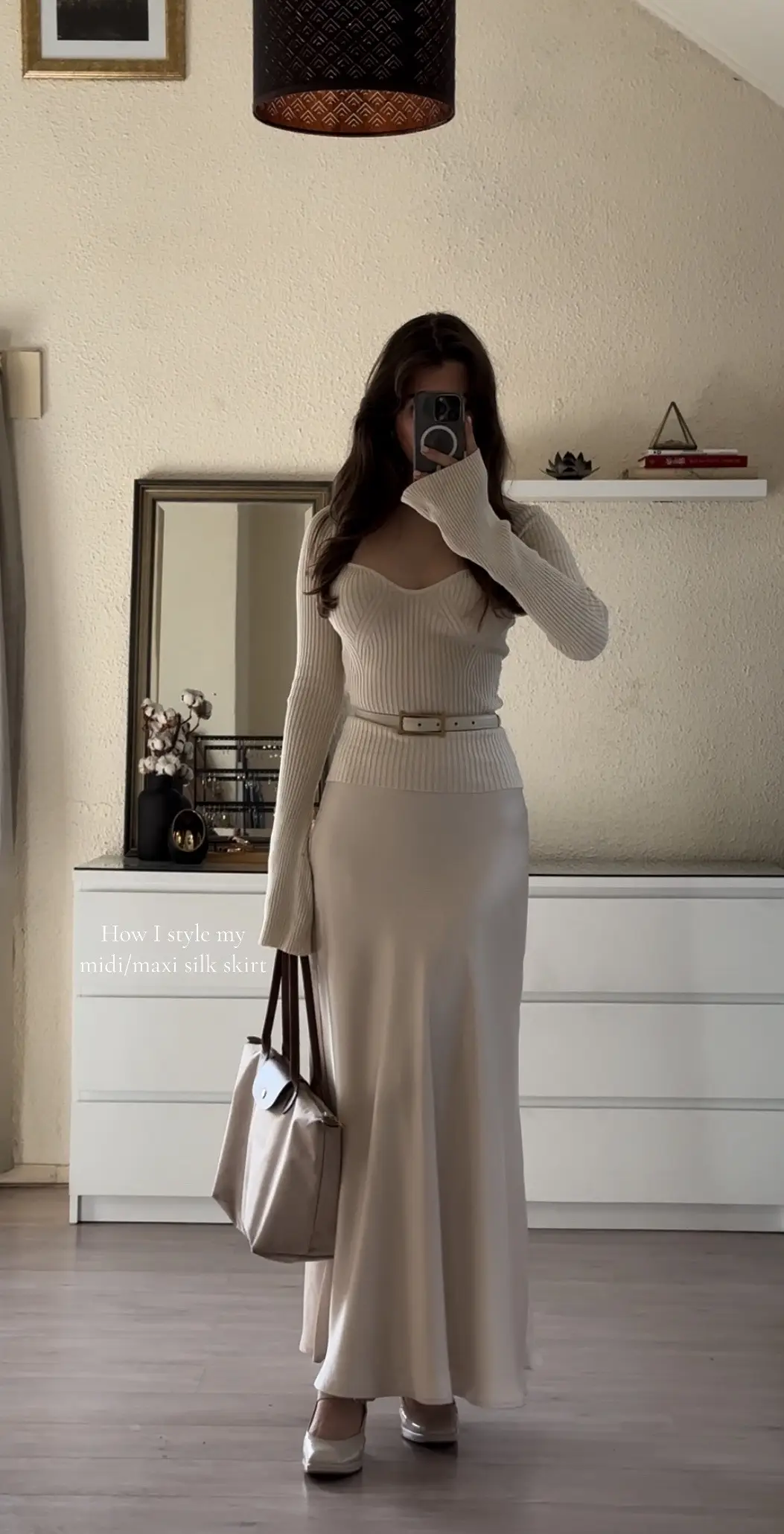 This song is so so beautiful! #silkskirt #maxiskirt #springfashion 