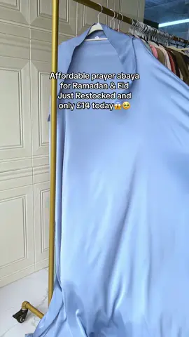 Most colors just restocked, don’t miss it again!!🥹😭💕#abaya #jilbab #prayerabaya #prayerdres #khimar #hijabi #sunnah #muslim #islamic #Ramadan #eid #abayacheap #spotlight #tiktokmademebuyit #springsale #allah #foryou 