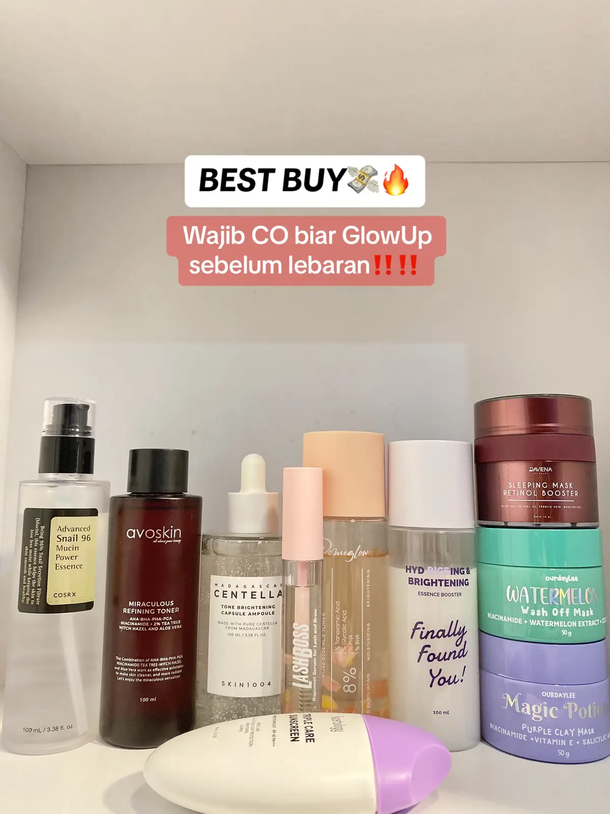 Coba deh cek out sekarang, biar ntar lebaran udah glow up ✌🏻 #skincare #skincareproductsmusthave #skincareroutine #skincareviral #skincareproducts 