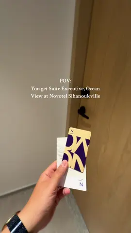 Room tour with me #stayaroundwithme #staycation #exploremore #travel #traveltiktok #bestvacations #oceanfront #seaview #explore #preahsihanoukville #ocean #oceanview #novotelhotel 