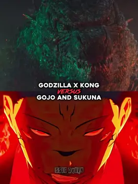 Godzilla x Kong Vs Gojo and Sukuna #godzilla #kong #gojo #sukuna #2vs2 #jujutsukaisen #mv #ssjgokuvn
