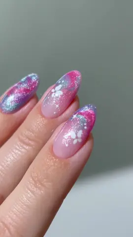 🍭🦋 Smooth as velvet and sweet as candies 🍬 marbled velvet and butterflies that look good enough to eat ✨ •ad | Using: @kiaraskynails Peri Twinkle | Seafoam Mist | Pink Luster | Berry Haze | Rosaly | Blank Slate || Discount Code: GREATNAILS 🛒also linked on my amzn Inspired by: @sansungnails  ____ #glitternails #nailinspo #nails #nailart #springnails #butterflynails #fairycore 
