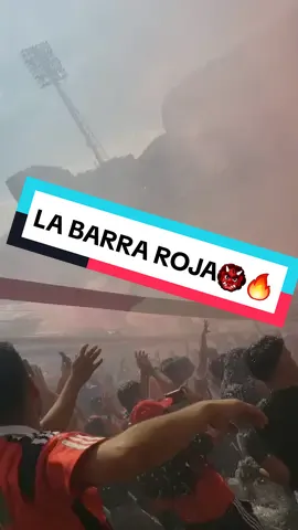 La locura en la BARRA ROJA👹🔥⚽🤯#ligafutve #futbolvenezolano #caracastachira #caracasfc #caracas #estadioolimpico #futbol 