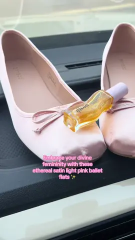 Step into your goddess energy for only $28 💕 These satin pink ballet flats aren't just shoes; they're a vibe.✨ #FashionOnABudget #PinkPower #BalletFlatsChallenge #coquettegirl #coquettegirl #vwbug #christianownedbusiness #womenownedbusiness 
