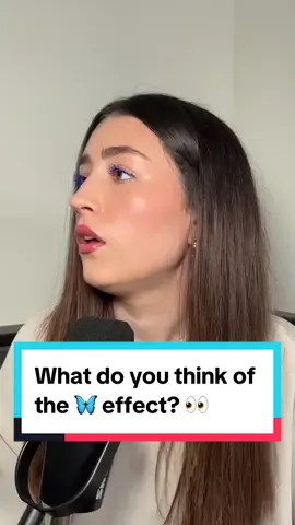 What do you think of the 🦋 effect? 👀  #couplesoftiktok #couples #podcast #podcastclips #butterflyeffect 