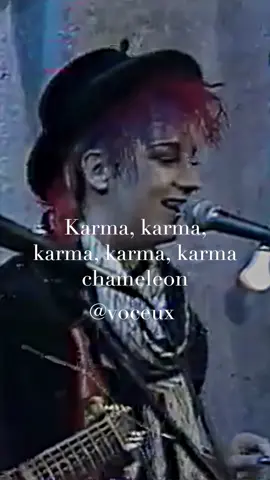 Culture Club - Karma Chameleon #acapella #vocalsonly #voice #voceux #vocals #newwave #royhay #boygeorge #cultureclub #karmachameleon  Released as a single in 1983 from their album Colour by Numbers. I made this acapella from a acoustic performance in 1984.