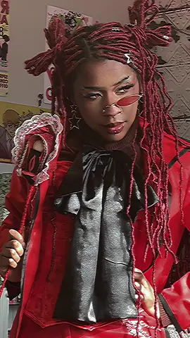 If you see this please inter4ct‼️ ##hazbinhotelcosplay#hazbinhotel#alastor#alastorcosplay#alastorhazninhotel#animecosplay#anime#cosplayer#blackcosplayer#makeupaesthetic#fyp#share 