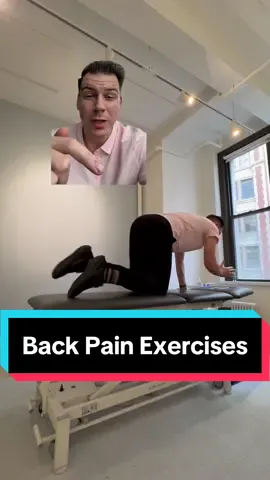 Time and time again research has shown that there is nothing better for back pain than general exercise and building strength. That being said, the exercises should be safe and should be accessible to people who are suffering with that pain. These are three of my favorite ways to do that 🙌🏻 #physicaltherapy #backpain #fitnessmotivation #greenscreenvideo #greenscreen 