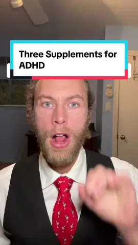 Three Supplements for ADHD. #adhd #attentiondeficitdisorder #attention #focus #memory #tyrosine #theanine #lionsmane #brain #sleep #anxiety #robertlove #robertwblove