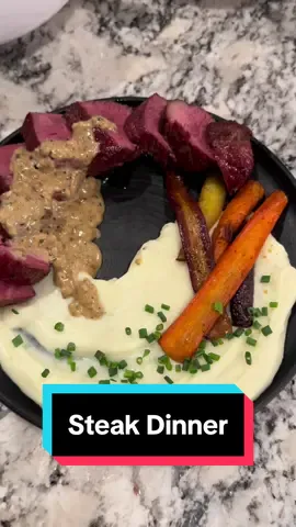 My friends just moved to texas and the first steakhouse they ate at was a disappointment. I had to redeem it so I made smoked and seared picanha steaks, mashed potatoes, balasmic honey roasted veggies, and a bourbon peppercorn sauce. #chef #food #steak #cooking #homechef #FoodTok #dinner #texas 