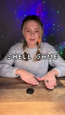 Did you get it?? Pulled this from the drafts, idk why it never got posted 👾🐱 #shellgame #asmr #asmrshellgame #focustest #adhd 
