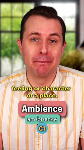 Ambience Meaning, Pronunciation and Synonyms (English Word of the Day) #learnenglish #englishvocabulary #englishspeaking #englishspeakingpractice