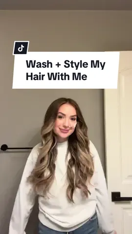 Wash + style with me 🫶🏻 #hairwashday #hairstyle #hairstyling #blowdry #blowdryer  #hairroutine #hairtok #morningroutine #tubie #MomsofTikTok #realisticmomlife #viral #fyp≥ #fyp #momlife #hairwashday #momof2  #momoftoddlers #toddlermom #blowdry 
