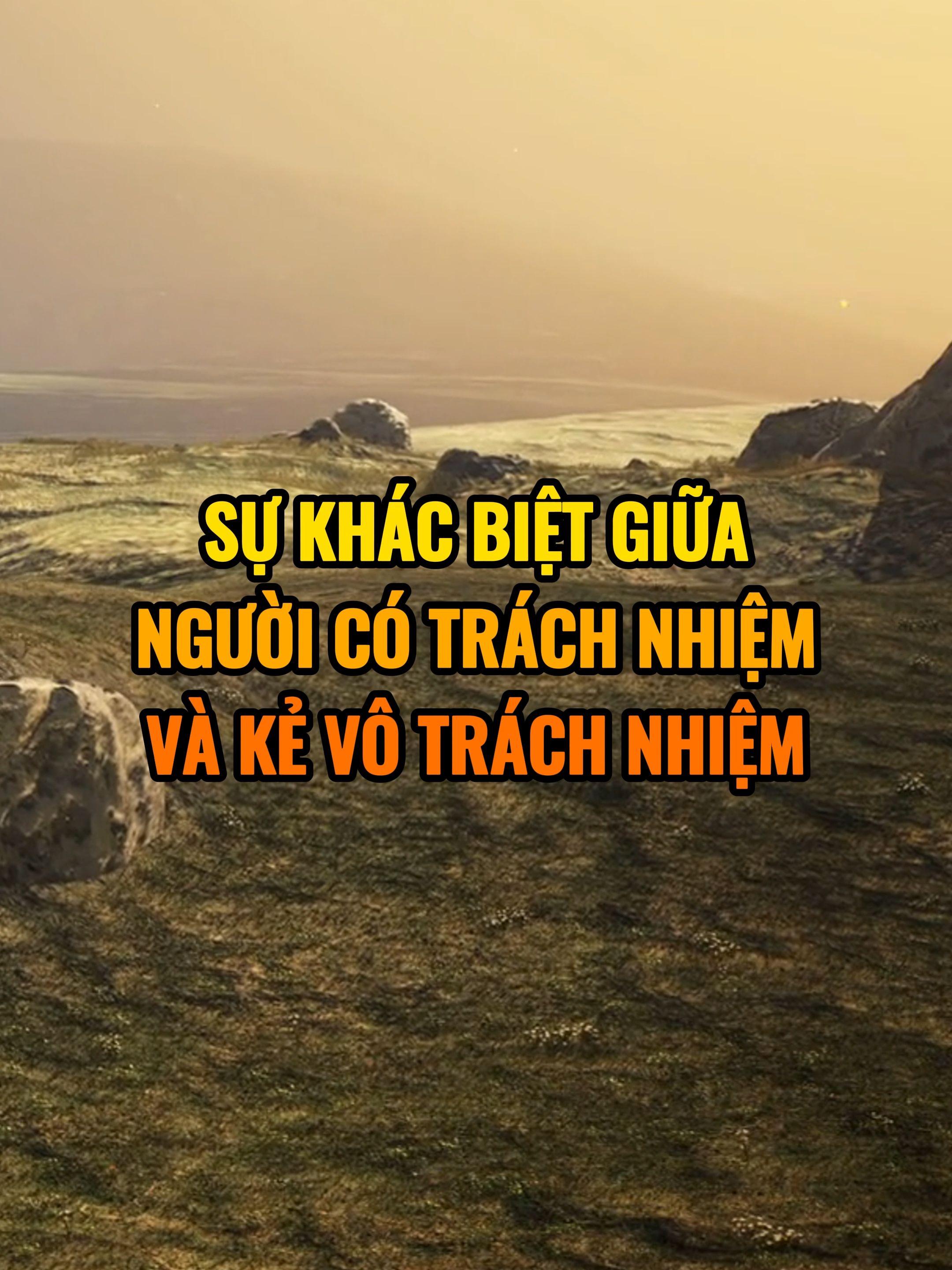 Sự khác biệt giữa người có trách nhiệm và kẻ vô trách nhiệm   #caunoihay  #baihoccuocsong  #trietlycuocsong  #nguyenvanhuan  #nguyenvanhuanofficial  #huanvn  #youtubetotalsuccess