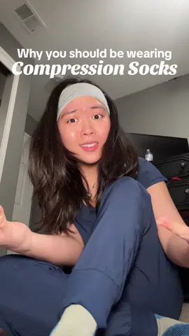 🗣️START🗣️WEARING🗣️COMPRESSION🗣️SOCKS  They’re NOT just for nurses and can benefit anyone!!  #NursesofTikTok #NurseLife #NurseProbs #NurseToK #RN #PedsNurse #Compressionsocks 