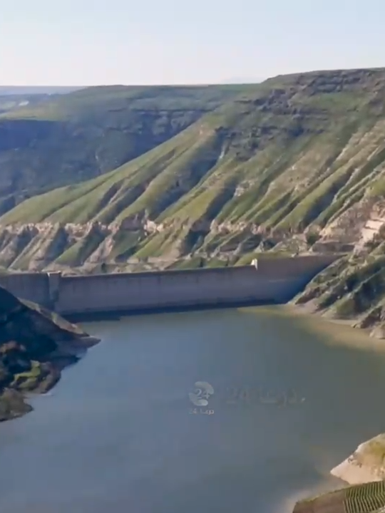 سد الوحدة في وادي اليرموك في ريف محافظة درعا الغربي #سد_الوحدة #وادي_اليرموك #درعا #حوران #سوريا #درعا24