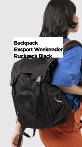Tas Ransel Exsport Weekender Rucksack Black #backpack #tasransel #RamadanEkstraSeru #ramadanekstraseru #fyp 