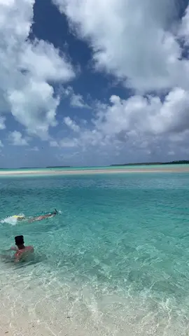 How blue is the ocean 🥹 #fyp #cooksisland 