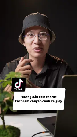 hướng dẫn edit chuyển cảnh xé giấy #wanbituanden #quayphim #edit #huongdan #huongdan 