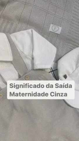 Assim como no ano novo, as cores da saída de maternidade carregam uma forte simbologia cultural, e representam desejos para a entrada de um novo ciclo. Com a maternidade não seria diferente, já que a chegada de um ser humaninho é uma transformação completa da realidade dos pais.  Hoje trouxemos a cor cinza, que é a representação da flexibilidade, da estabilidade e do equilíbrio, por ser a cor entre o branco e o preto. Também é considerada a cor da maturidade e da compostura. Apesar de ser considerado por muitos como um tom sem vida, o cinza usado da maneira correta pode ser muito bem-vindo para essa ocasião Compartilhe com as mamães de plantão e siga nosso perfil para mais dicas. Comenta aí nos comentários com qual cor o seu bebê vai sair da maternidade. 🤍  Saídas de maternidade diferente das comuns você encontra aqui na nossa loja!  Venha conhecer nossa loja física ou peça on-line  Enviamos para todo o Brasil  Entregamos via motoboy  WhatsApp: 11978357040 Esperamos por você! 🫶🏻 #saidamaternidade #viralvideo #foryoupage 