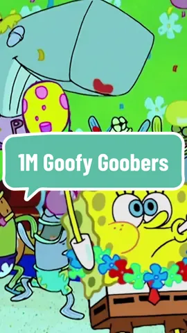 Thankful to the 1 million Goofy Goobers here with us 💛