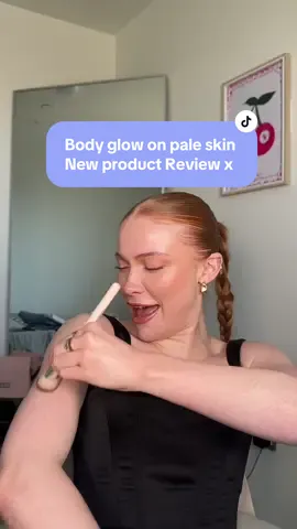 Replying to @Ez trying body glow on pale skin #palegirlmakeup #palegirlsoftiktok @NATORI 🌩 I LOVE YOU X 