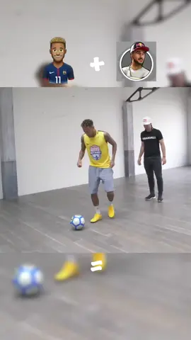 Neymar 🇧🇷 + @Sean Garnier| Football Creator 🇫🇷 = Best inspiration 💛💚
