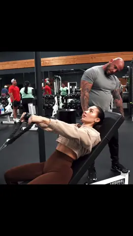 Cable Rope Front Raises This is a movement that is sometimes uncomfortable for women. Here is a slight modification to make this movement much more comfortable for yourself Instead of standing and pulling the cable thru and up. We are going to sit down and slightly back on an incline and pull that weight In essence creating the same movement pattern while intensifying the lift What other movement out there that are great movements but make you feel uncomfortable? Comment those below