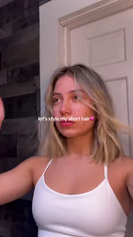Lazy curls💗 #explore #shorthair #haircut #bobhaircut #grwm 
